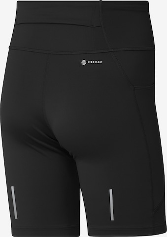 ADIDAS PERFORMANCE Skinny Workout Pants 'DailyRun' in Black