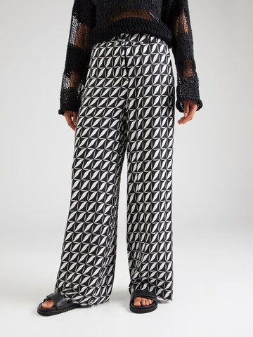 MORE & MORE Wide Leg Hose in Schwarz: Vorderseite