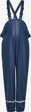 Regular Pantalon fonctionnel Schmuddelwedda en bleu : devant