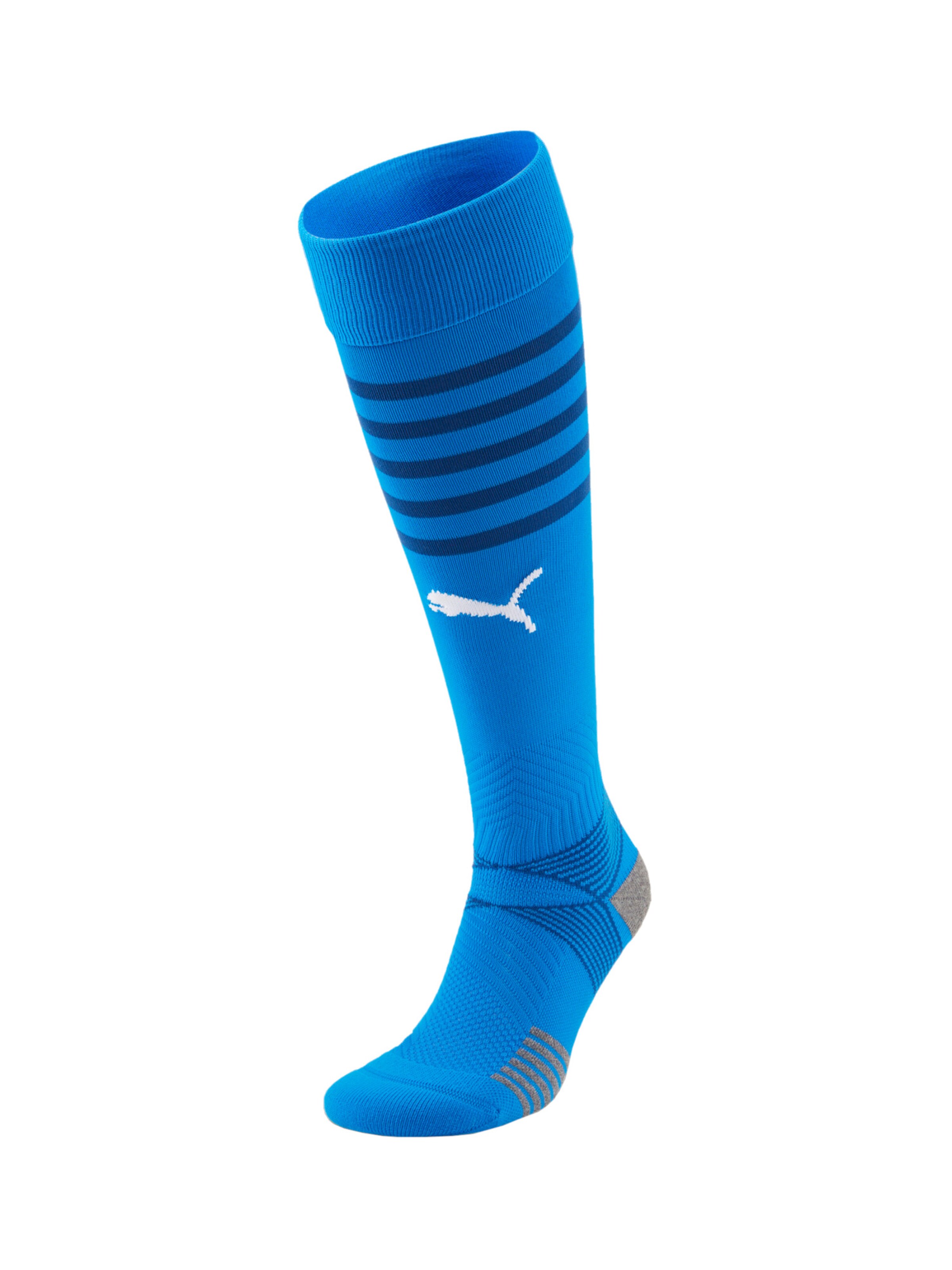 PUMA Soccer Socks in Blue: front