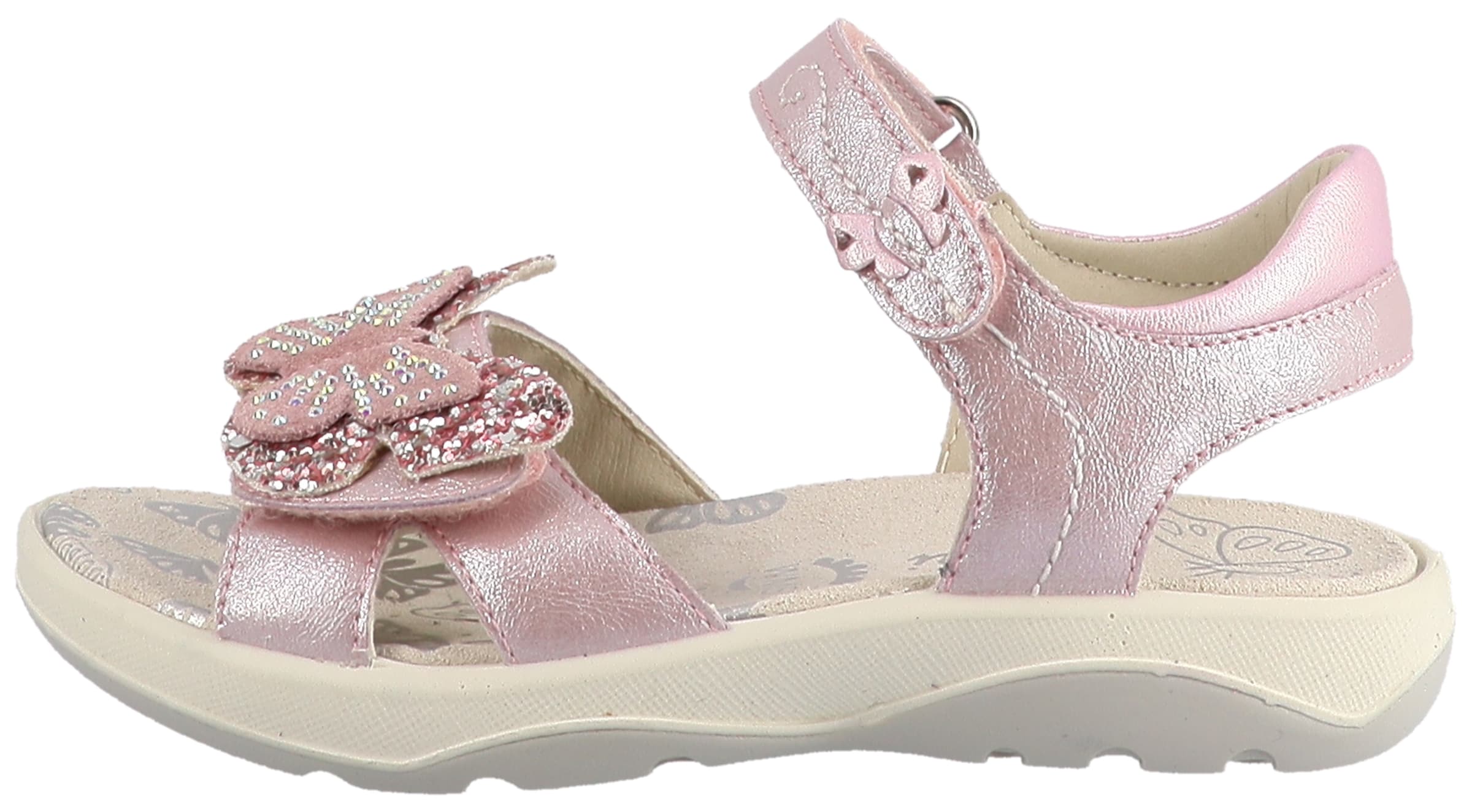 LURCHI Sandals in Pink: front