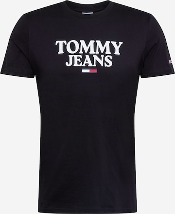 Tommy Jeans Shirt in Black: front