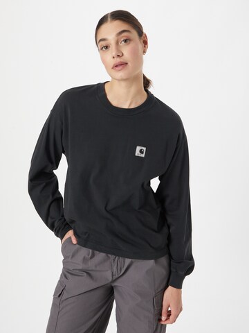 Carhartt WIP Shirt 'Nelson' in Schwarz: Vorderseite