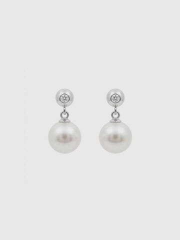 LUXBYLUX Earrings in White: front