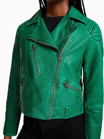 Bershka Between-Season Jacket in Green