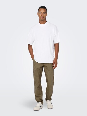 Only & Sons Regular Pants 'LUDVIG' in Brown