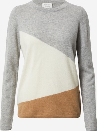 Maison 123 Sweater 'RAVEN' in Light beige / Grey / Wool white, Item view