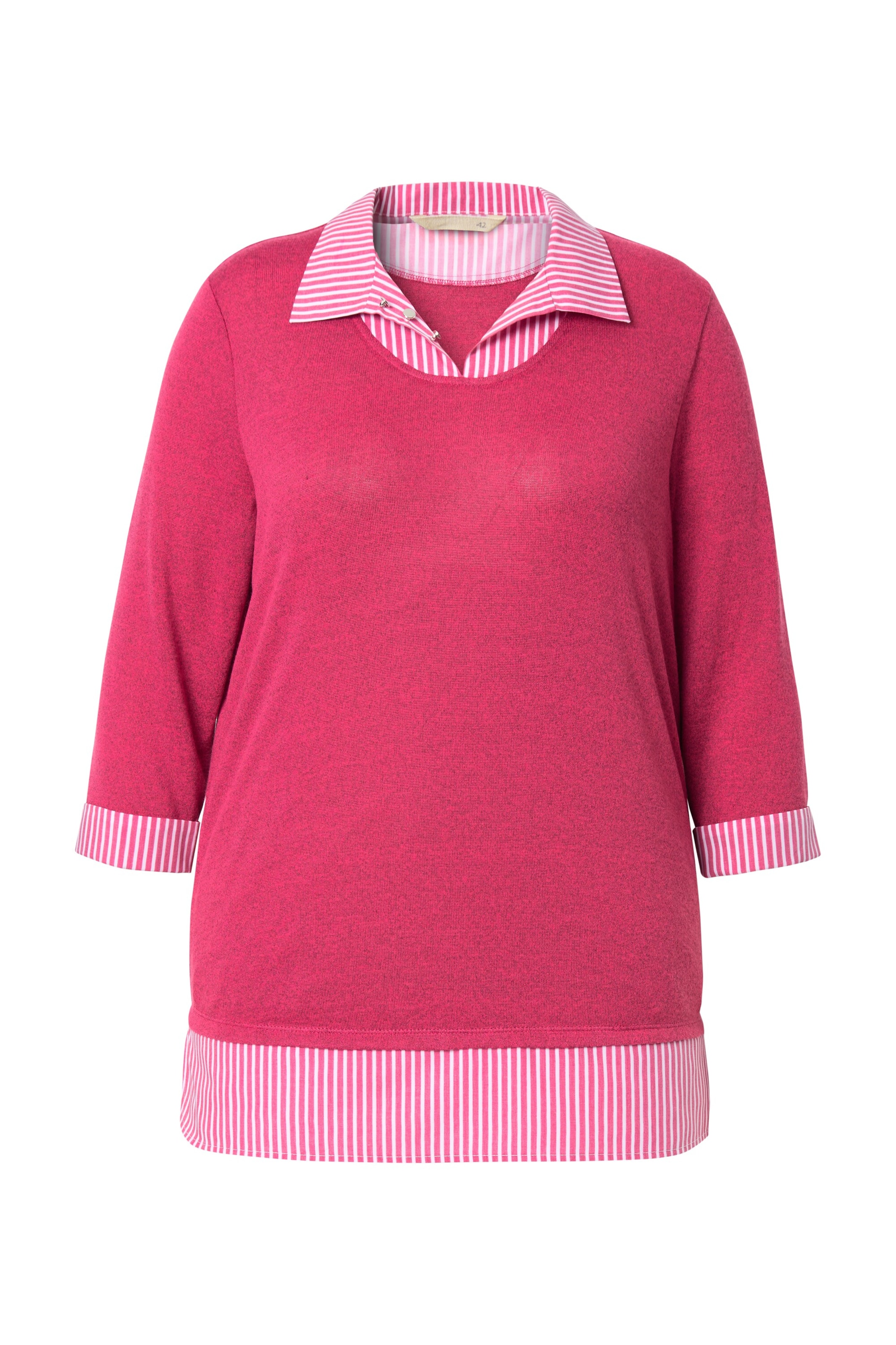 Pull-over MIAMODA en rose : devant