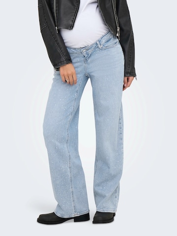 Only Maternity Regular Jeans 'OLMCOBAIN' in Blue: front