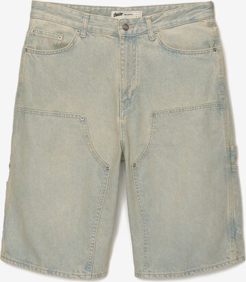 Wide leg Jeans di Pull&Bear in blu: frontale