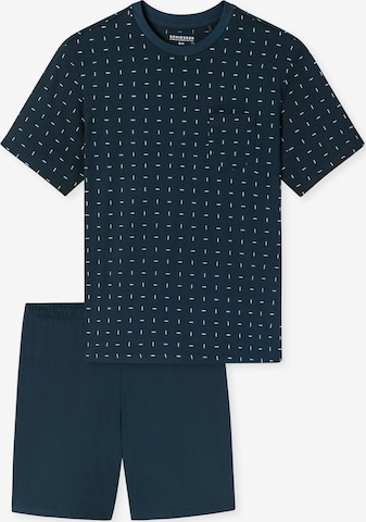 Pyjama court ' Comfort Essentials ' SCHIESSER en bleu : devant