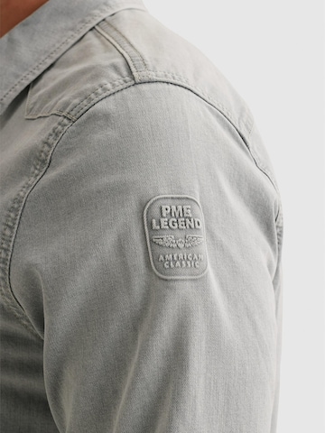 PME Legend - Ajuste regular Camisa 'Denim shirt with chest pockets' en azul