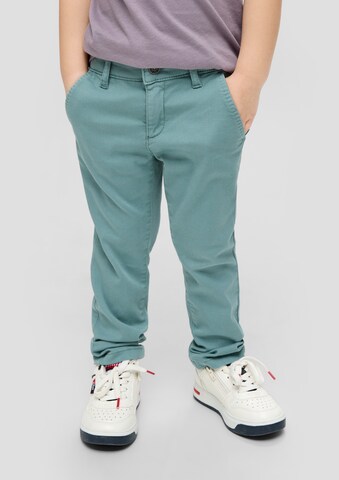 Coupe slim Pantalon s.Oliver en vert : devant