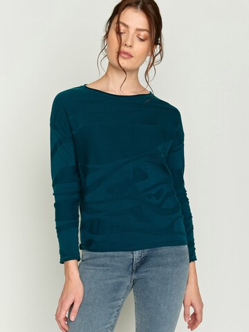 Pullover di GREENBOMB in blu: frontale