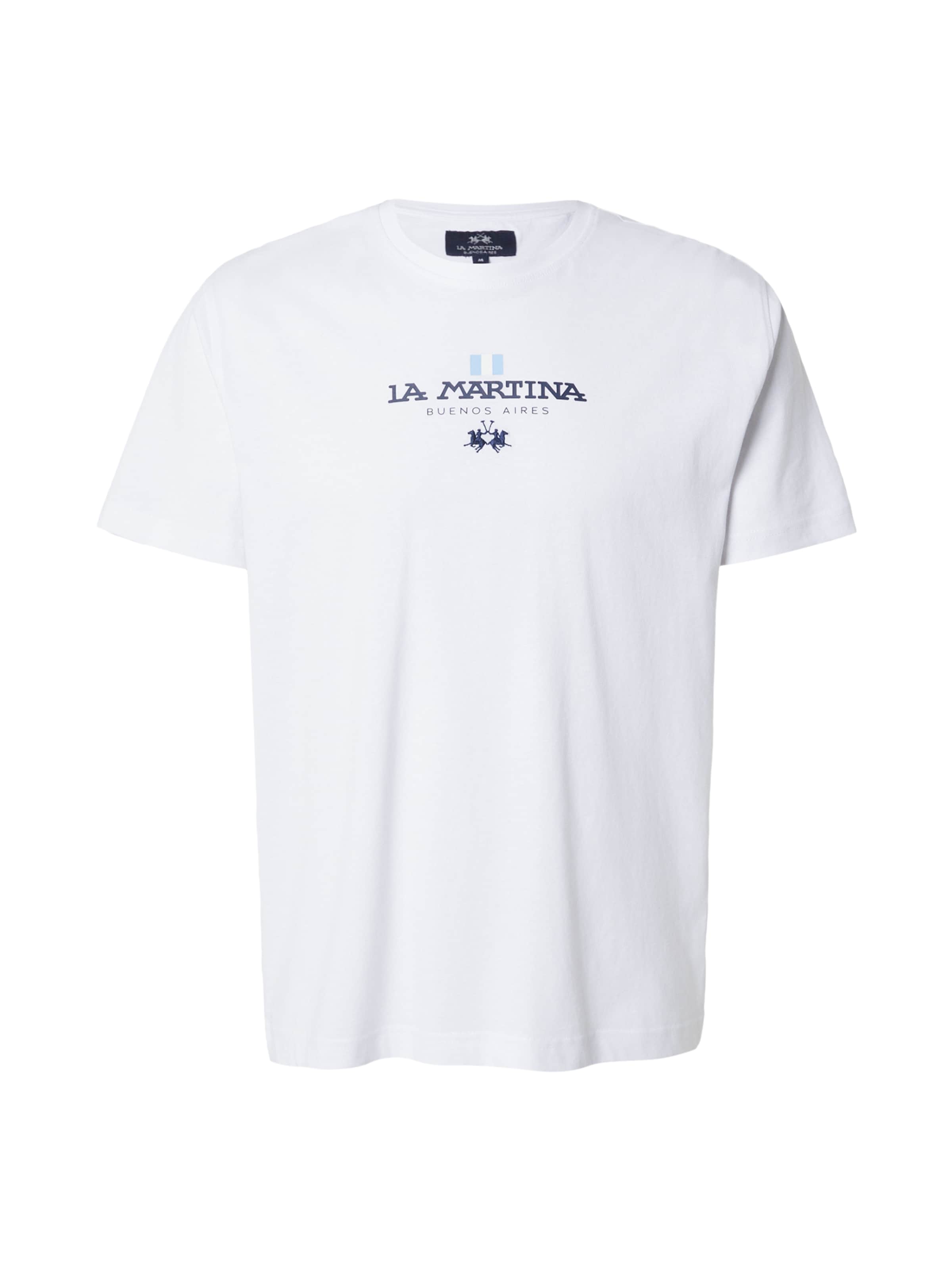 La Martina T-Shirt in Weiß: Vorderseite