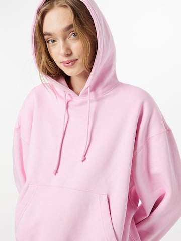 WEEKDAY Sweatshirt i pink