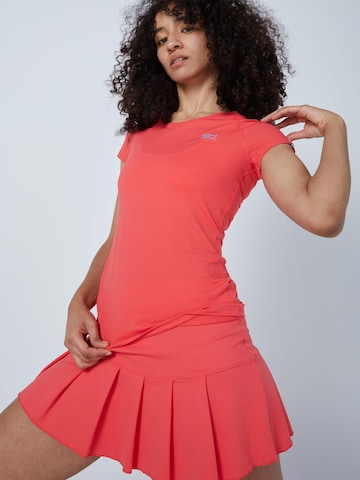 SPORTKIND Performance shirt 'Capsleeve' in Orange: front