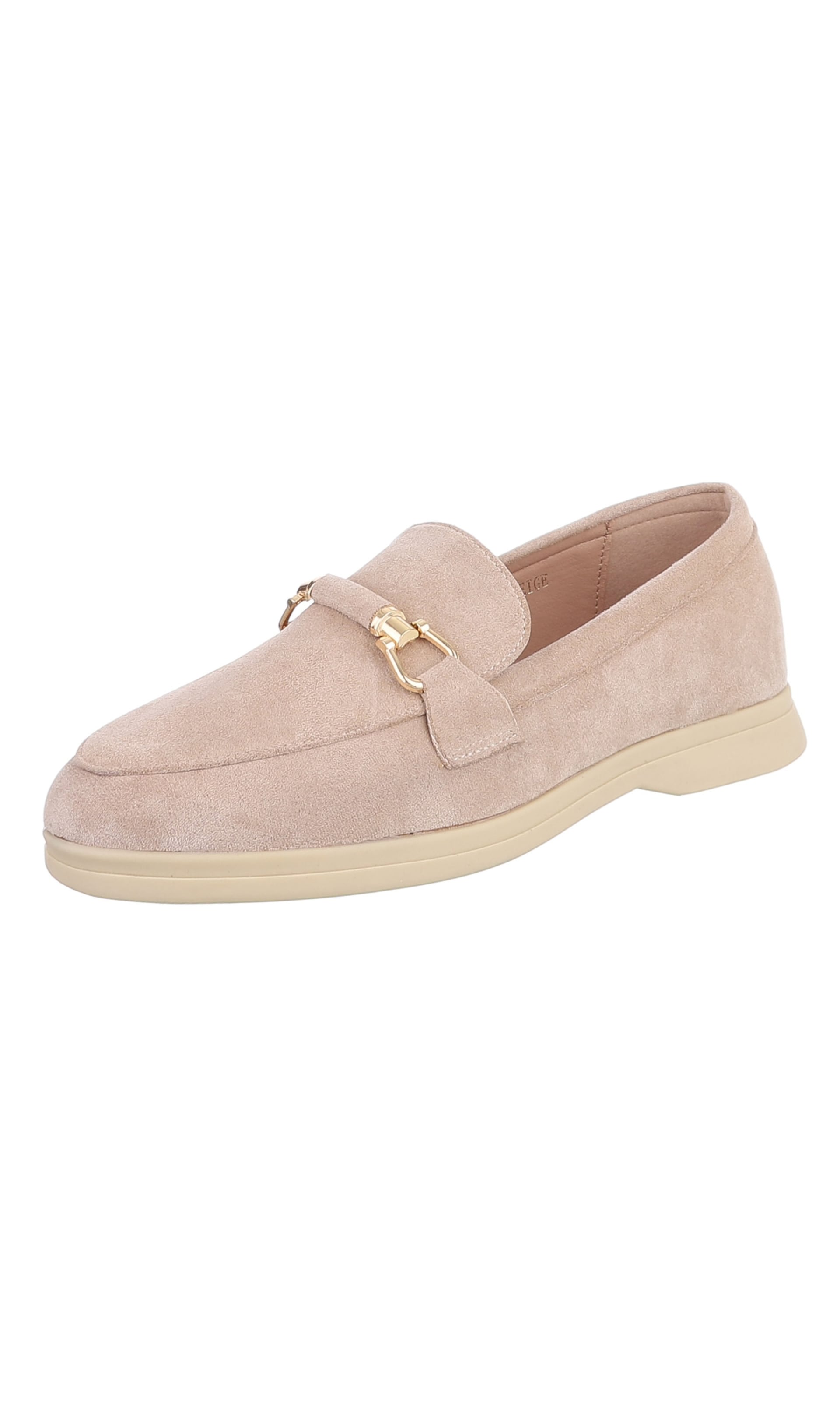 Ital-Design Slipper in Beige: Vorderseite