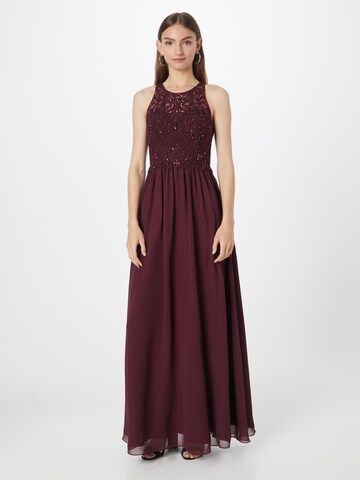 Laona Evening Dress in Red: front