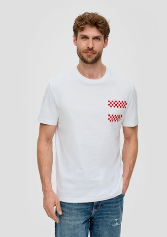 T-Shirt s.Oliver en blanc : devant