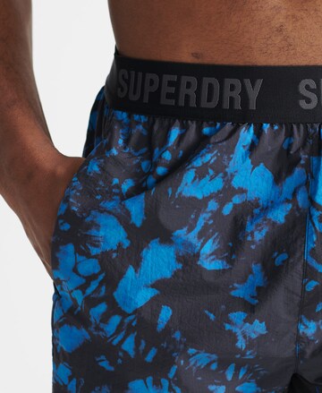 Superdry Workout Pants 'Run Track' in Blue