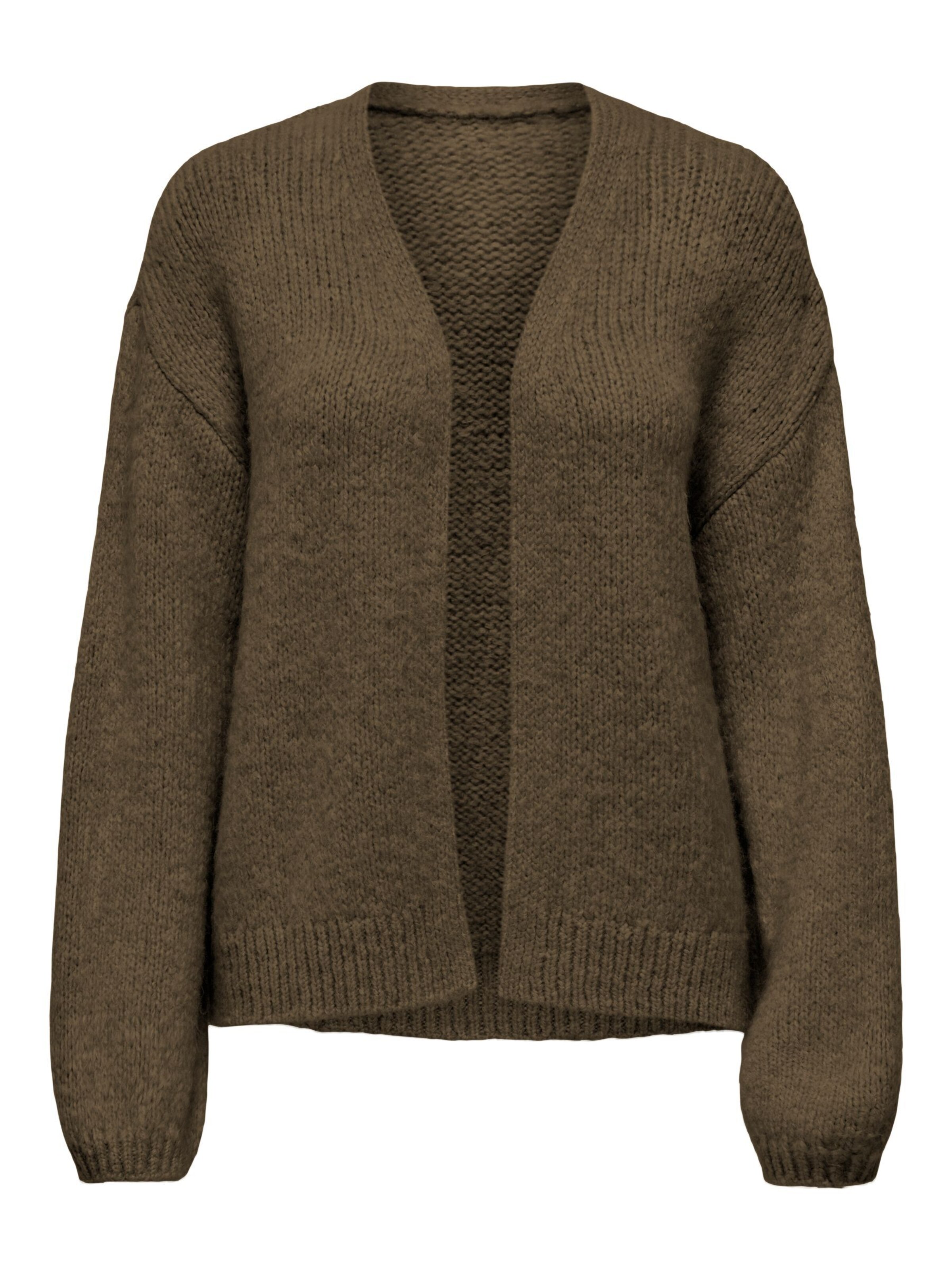JDY Strickjacke 'JDYDinea' in XS in braun, Produktansicht