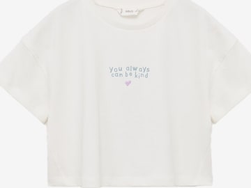 MANGO KIDS Paita värissä valkoinen: etupuoli