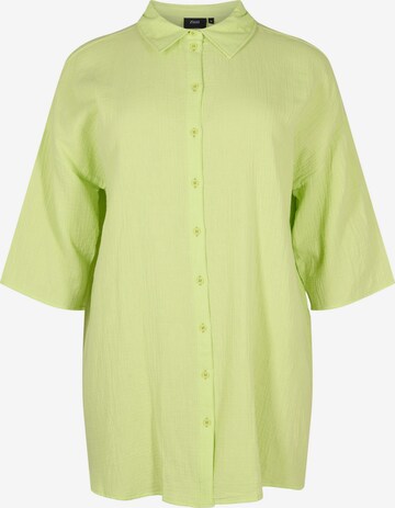 Zizzi Blouse 'RUBI' in Green: front