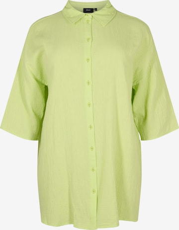 Zizzi - Blusa 'RUBI' em verde: frente