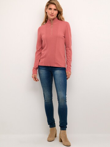 Cream Pullover 'Dela' in Pink