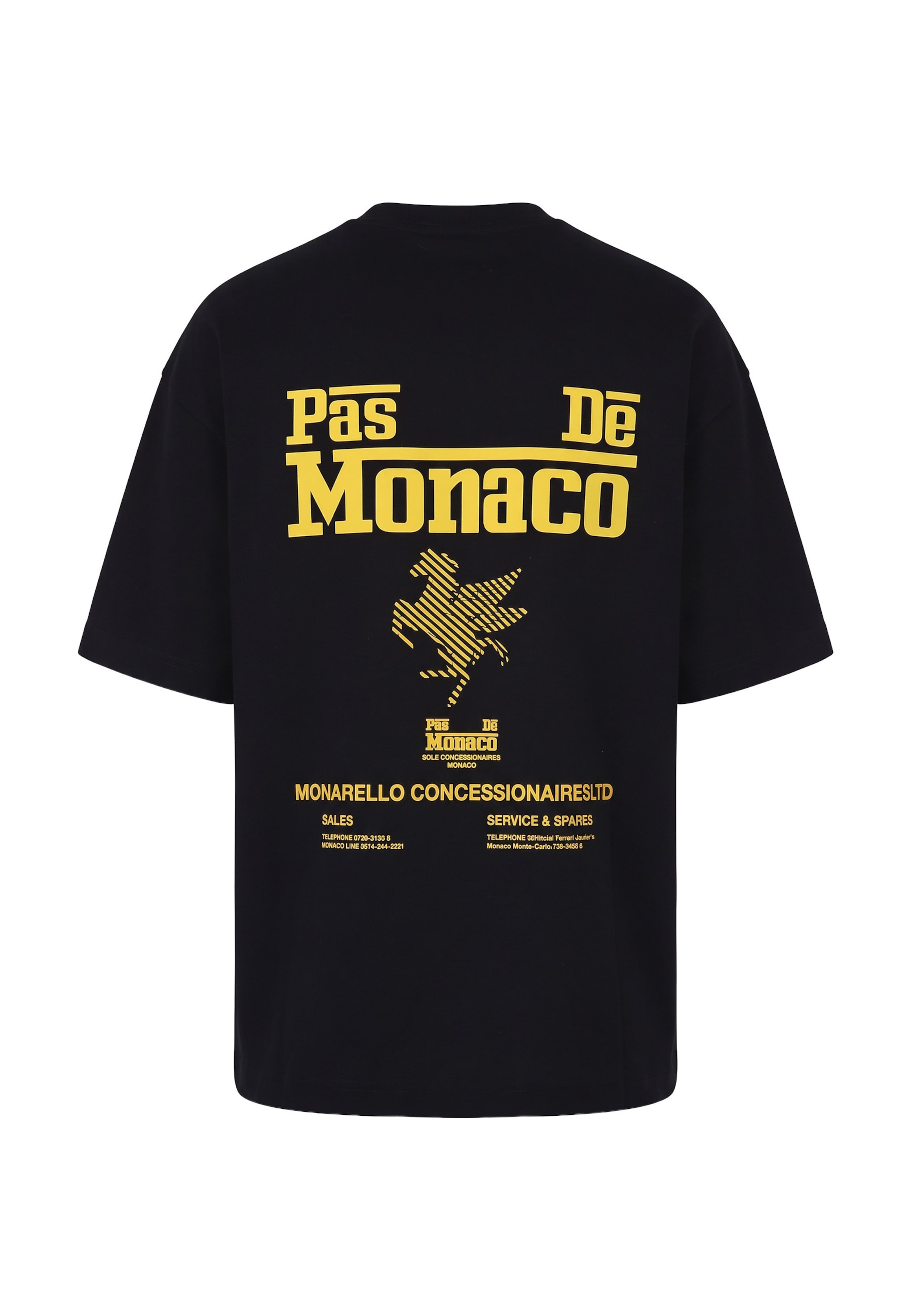 Pas De Monaco Shirt 'Cavalier' in Zwart