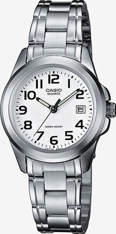 CASIO Analog Watch in Silver: front