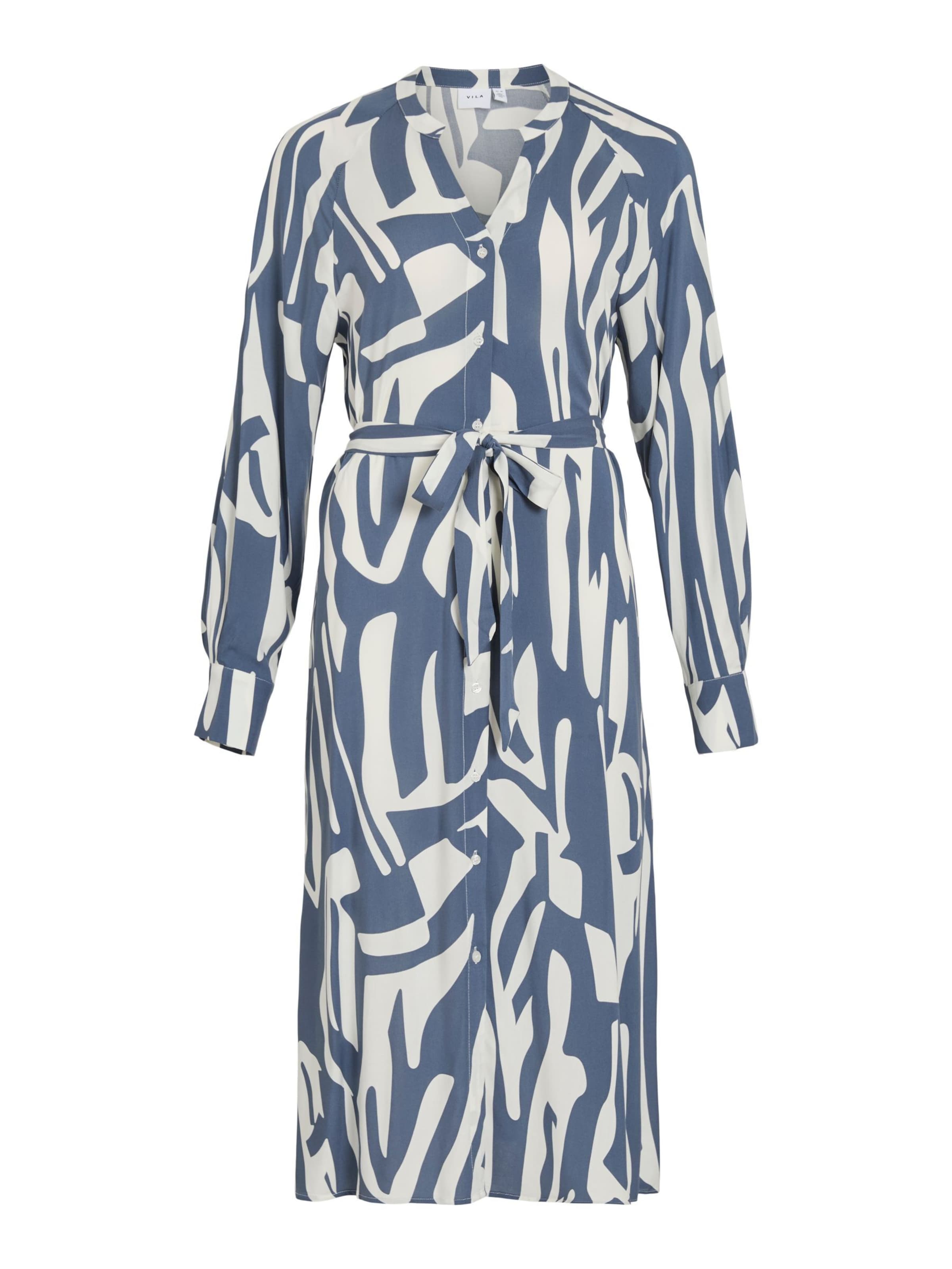 VILA Shirt Dress 'VILUPA' in Blue: front