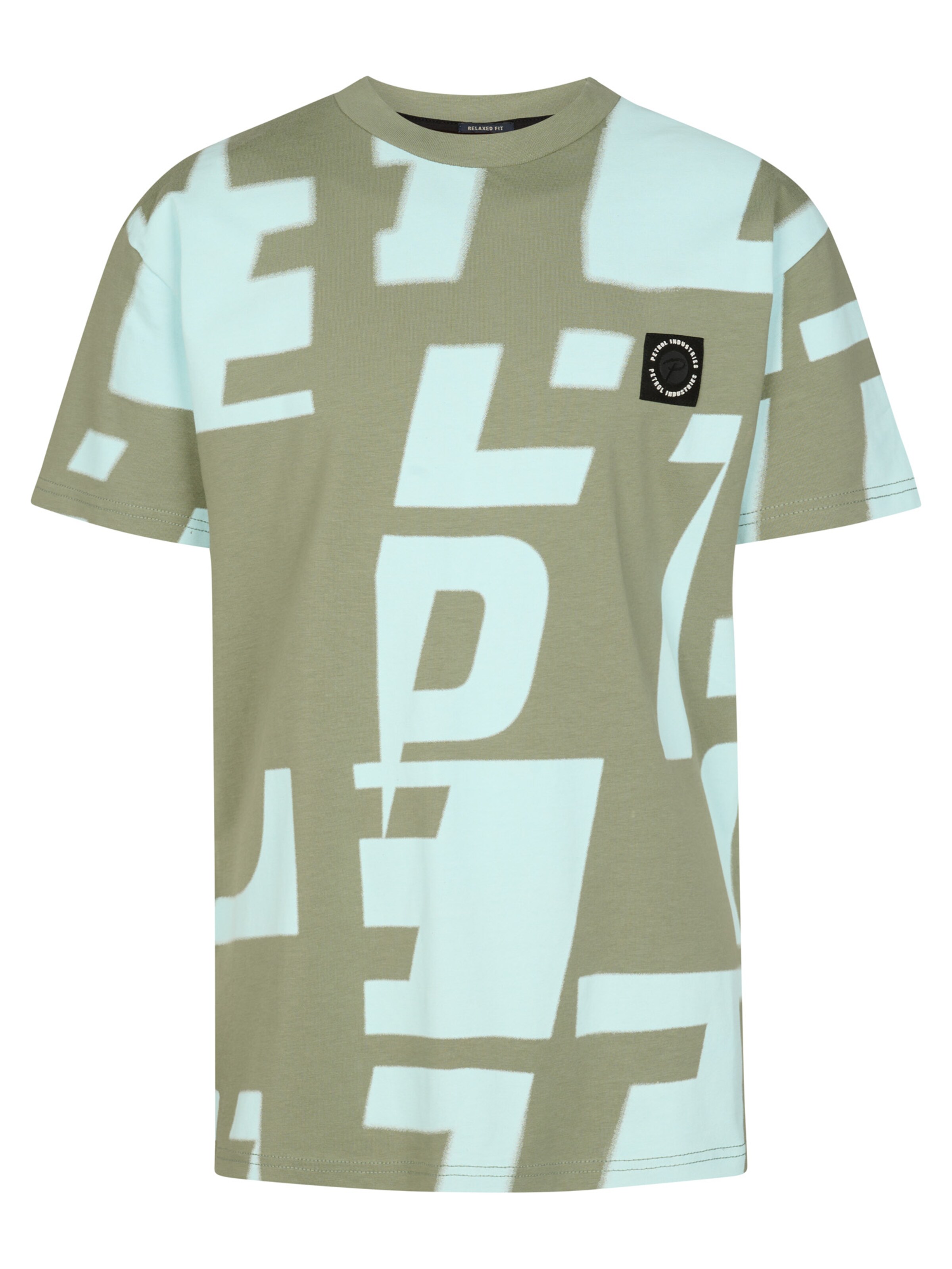 Petrol Industries Shirt 'Montaña' in Blauw: voorkant