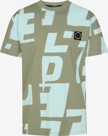 Petrol Industries Shirt 'Montaña' in Blauw: voorkant