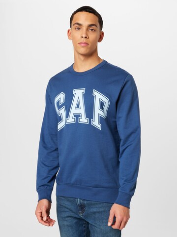 GAP Sweatshirt in Blue: front