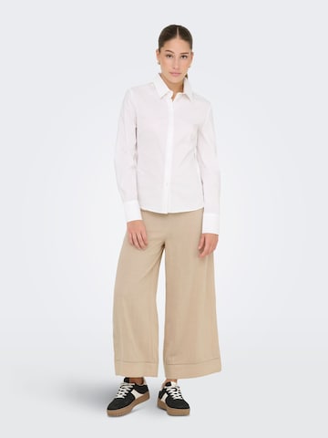 Wide Leg Pantalon ONLY en beige