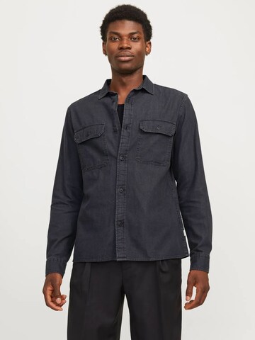 Coupe regular Chemise Jacks & Jones en noir