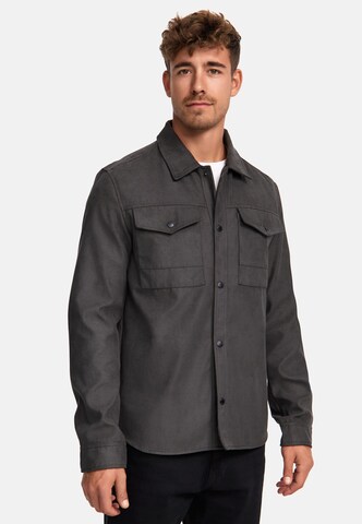Coupe regular Chemise ' Finny ' INDICODE JEANS en gris
