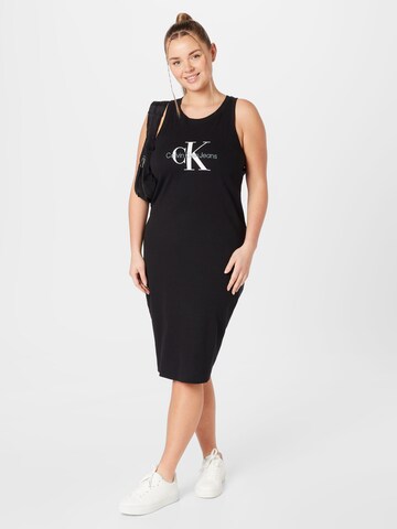 Calvin Klein Jeans Curve Jurk in Zwart