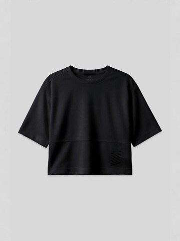 T-shirt oversize Tommy Life en noir : devant