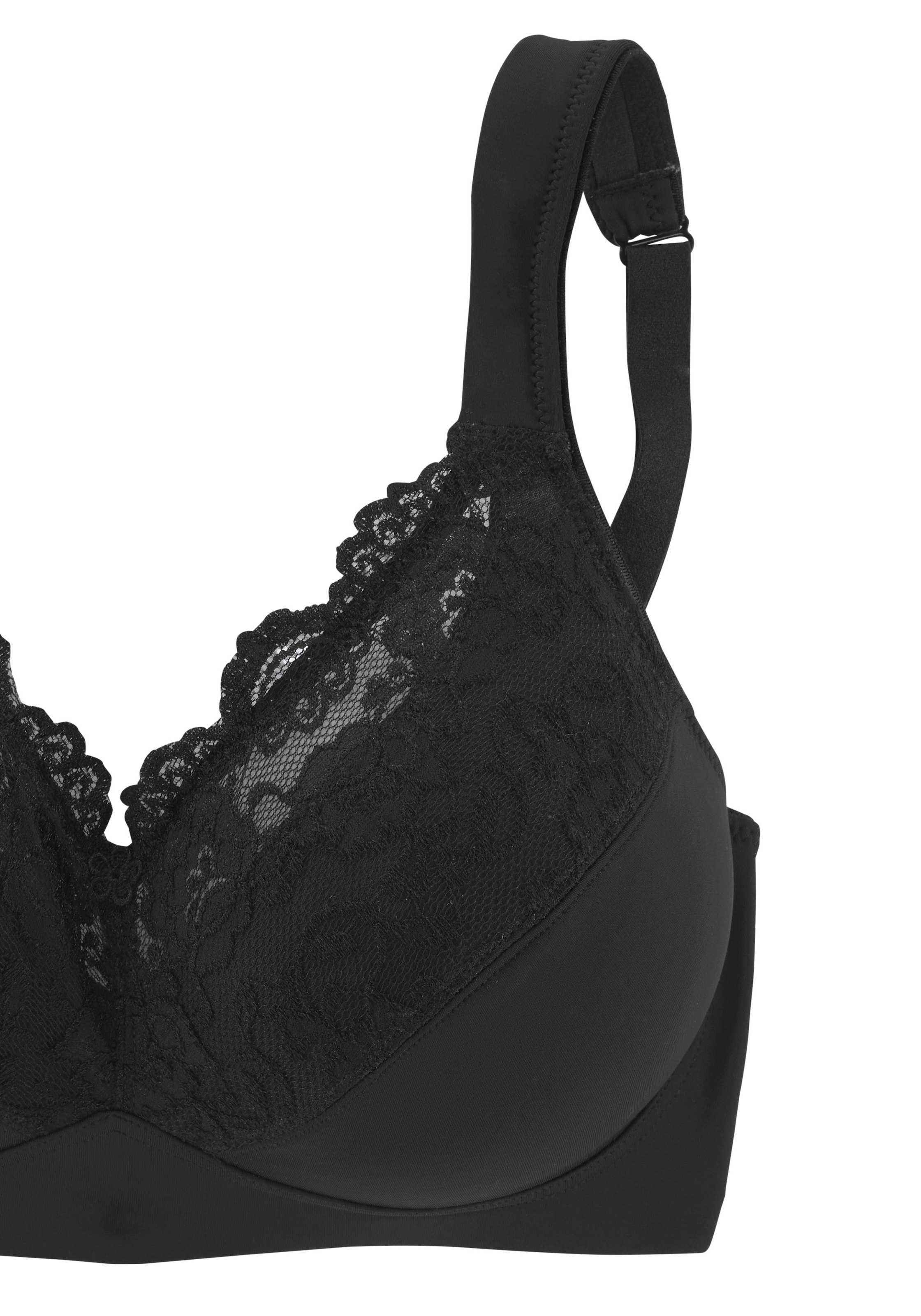 PETITE FLEUR T-shirt Bra in Black