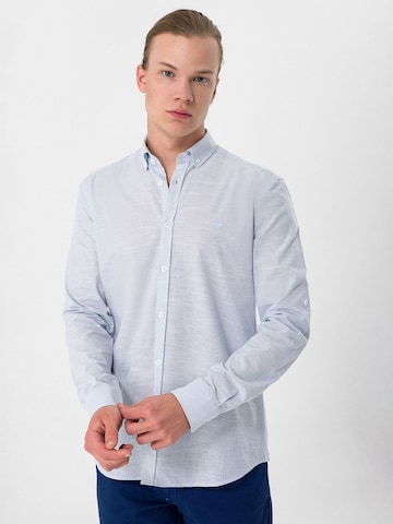 Coupe regular Chemise Moxx Paris en bleu