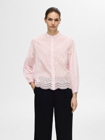 SELECTED FEMME Blouse 'SLFTatiana' in Pink: front