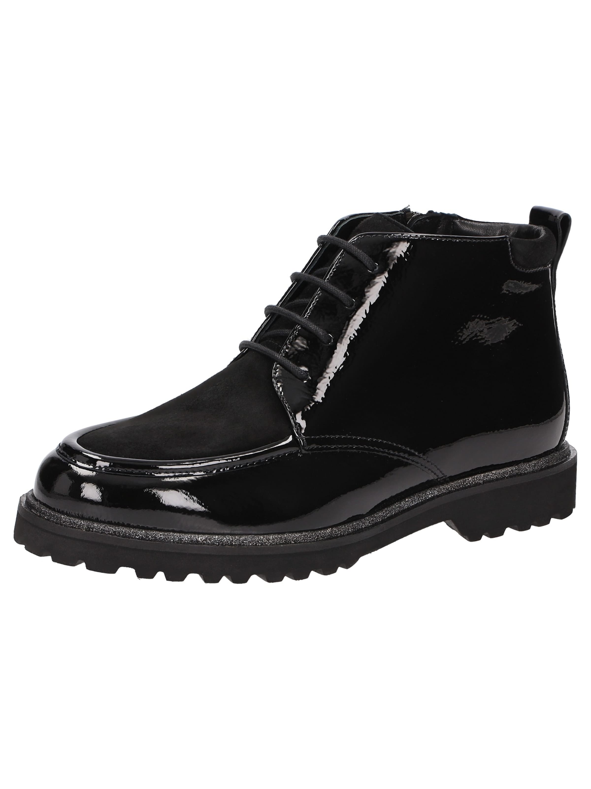 Bottines à lacets ' Meredith-748' SIOUX en noir : devant