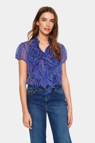 SAINT TROPEZ Blouse 'Lilja' in Blue: front