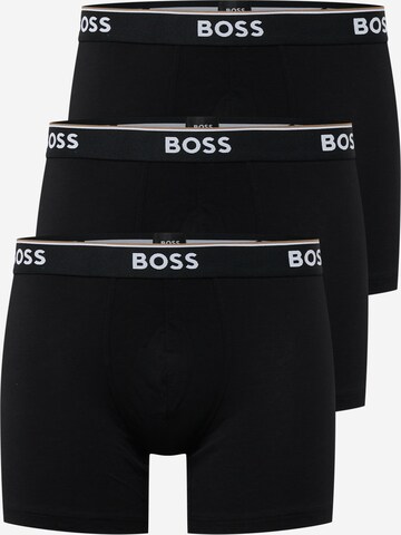 BOSS Boxershorts 'Power' in Schwarz: predná strana