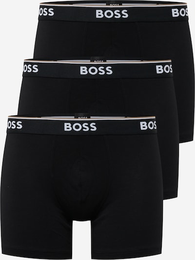 BOSS Orange Boxers 'Power' en noisette / noir / blanc, Vue avec produit