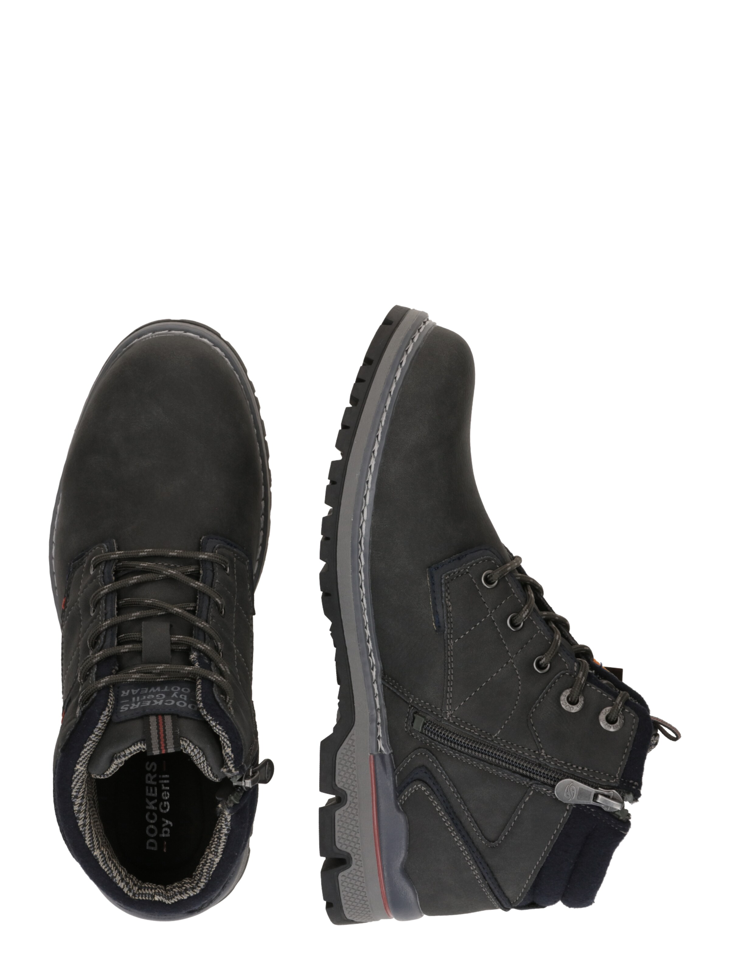 Dockers by Gerli - Botas con cordones en gris