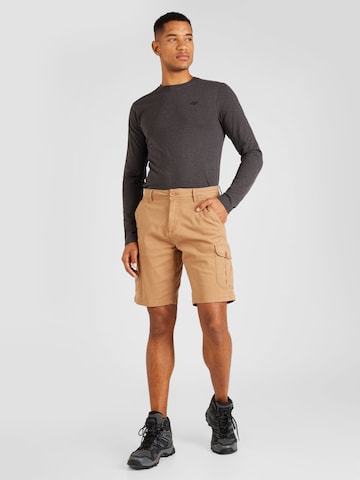 PROTEST Regular Workout Pants 'NYTRO' in Brown